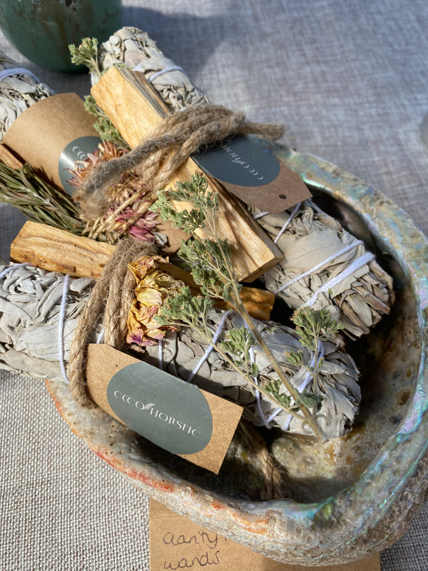 Clarity + Protection Palo Santo + Sage Wands